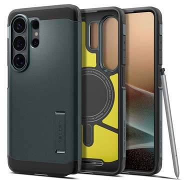 Ovitek Spigen "Tough Armor Mag" za Samsung Galaxy S26 Ultra - abyss green