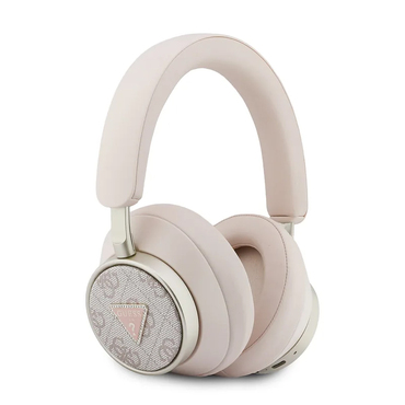 Bluetooth Over-Ear slušalke Guess "4G Triangle Logo" BT 5.4 - pink