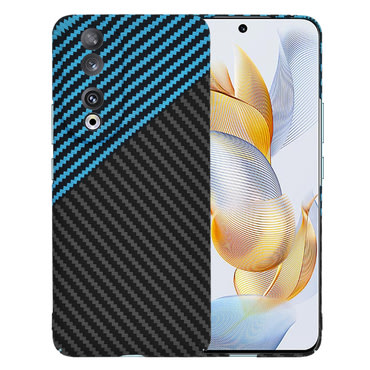 Trden TPU ovitek Techsuit "Carbonite FiberShell" za Honor 90 - blue pulse