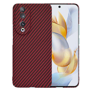 Trden TPU ovitek Techsuit "Carbonite FiberShell" za Honor 90 - red