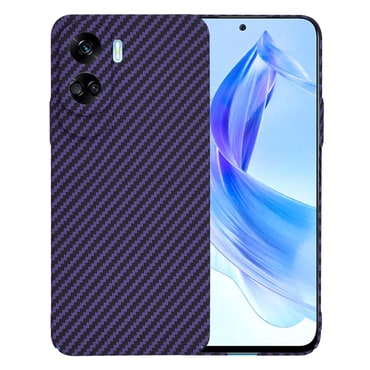 Trden TPU ovitek Techsuit "Carbonite FiberShell" za Honor 90 Lite - purple