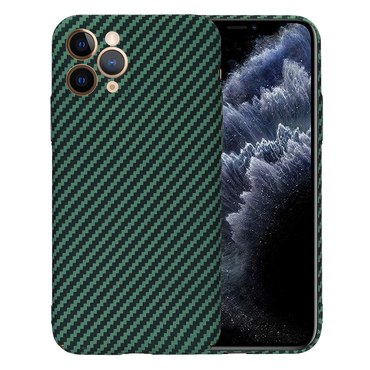 Trden TPU ovitek Techsuit "Carbonite FiberShell" za iPhone 11 Pro - green