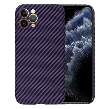 Trden TPU ovitek Techsuit "Carbonite FiberShell" za iPhone 11 Pro - purple