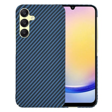 Trden TPU ovitek Techsuit "Carbonite FiberShell" za Samsung Galaxy A25 - cyan