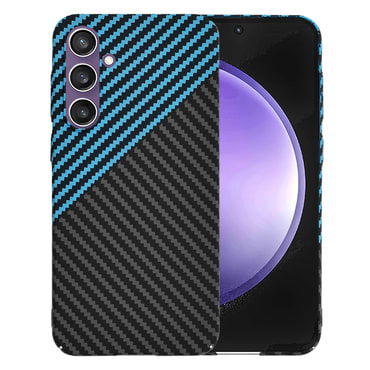 Trden TPU ovitek Techsuit "Carbonite FiberShell" za Samsung Galaxy S23 FE - blue pulse