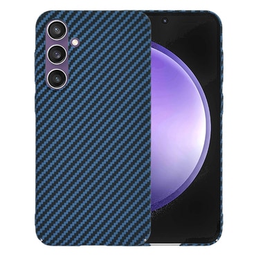 Trden TPU ovitek Techsuit "Carbonite FiberShell" za Samsung Galaxy S23 FE - cyan