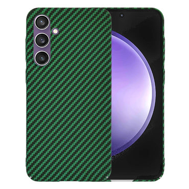 Trden TPU ovitek Techsuit "Carbonite FiberShell" za Samsung Galaxy S23 FE - green