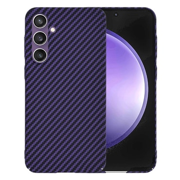 Trden TPU ovitek Techsuit "Carbonite FiberShell" za Samsung Galaxy S23 FE - purple