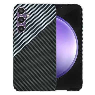 Trden TPU ovitek Techsuit "Carbonite FiberShell" za Samsung Galaxy S23 FE - stealth gray