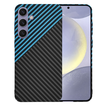 Trden TPU ovitek Techsuit "Carbonite FiberShell" za Samsung Galaxy S24 Plus - blue pulse