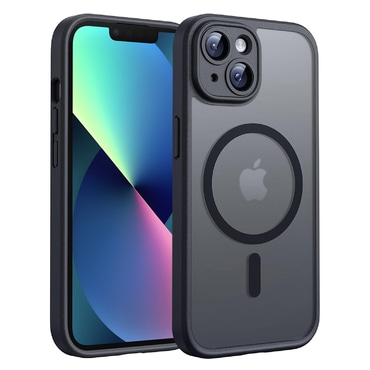 Hibridni ovitek "PureFrost MagSafe" za iPhone 13 - black