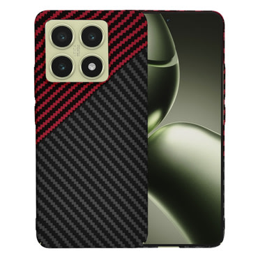 Trden TPU ovitek Techsuit "Carbonite FiberShell" za Xiaomi 14T - red vortex