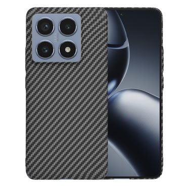 Trden TPU ovitek Techsuit "Carbonite FiberShell" za Xiaomi 14T Pro - black