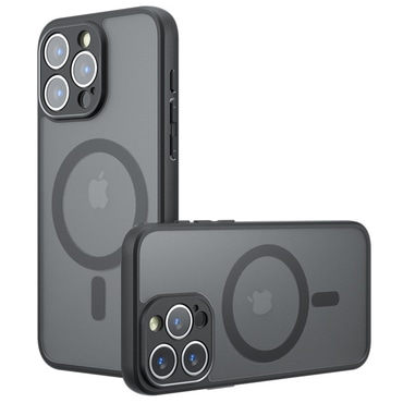 Hibridni ovitek "PureFrost MagSafe" za iPhone 15 Pro - black