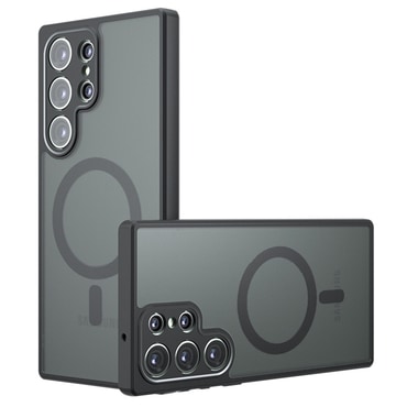 Hibridni ovitek "PureFrost MagSafe" za Samsung Galaxy S22 Ultra - black