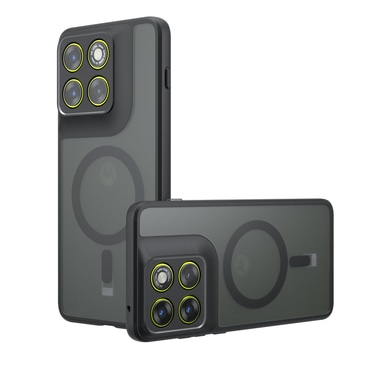 Hibridni ovitek "PureFrost MagSafe" za Motorola Edge 70 - black