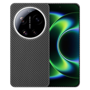 Premium ovitek Techsuit Aramid Fiber z MagSafe podporo za Xiaomi 17 Ultra - black