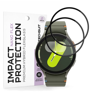 2-Pack zaščitnih folij 3D Full Body Techsuit "Nano Flex" za Samsung Galaxy Watch7 44mm