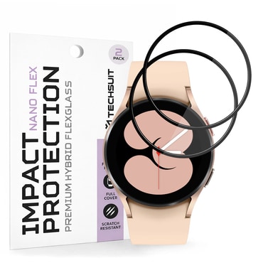 2-Pack zaščitnih folij 3D Full Body Techsuit "Nano Flex" za Samsung Galaxy Watch4 40mm