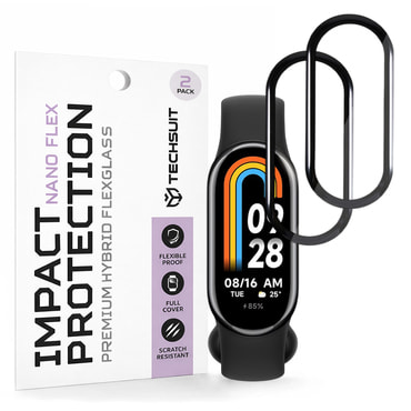 2-Pack zaščitnih folij 3D Full Body Techsuit "Nano Flex" za Xiaomi Mi Band 8 / 8 NFC