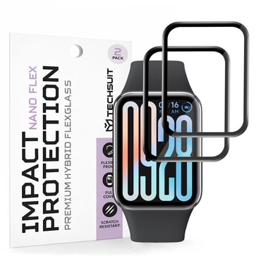 2-Pack zaščitnih folij 3D Full Body Techsuit "Nano Flex" za Xiaomi Smart Band 9 Pro