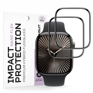 2-Pack zaščitnih folij 3D Full Body Techsuit "Nano Flex" za Apple Watch 10 42mm / 11 42mm