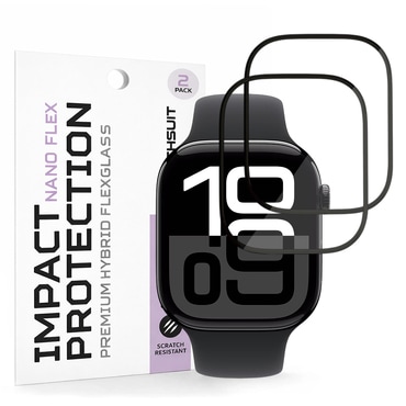 2-Pack zaščitnih folij 3D Full Body Techsuit "Nano Flex" za Apple Watch 10 46mm / 11 46mm