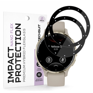 2-Pack zaščitnih folij 3D Full Body Techsuit "Nano Flex" za Garmin Venu 3S