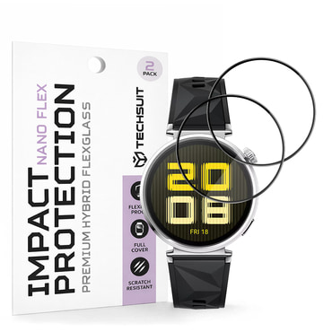 2-Pack zaščitnih folij 3D Full Body Techsuit "Nano Flex" za Huawei Watch GT 5 41mm