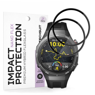 2-Pack zaščitnih folij 3D Full Body Techsuit "Nano Flex" za Huawei Watch GT 5 Pro 46mm