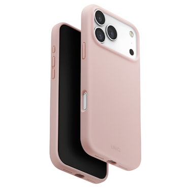Premium ovitek UNIQ "Lino MagClick™" za iPhone 17 Pro Max - Blush Pink