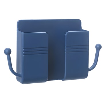 Samolepilno stensko držalo za telefon s priročno odprtino za polnjenje - blue