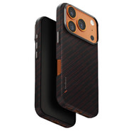 Premium ovitek UNIQ "Keva Aramid™" iz aramidnih vlaken za iPhone 17 Pro - Silent Lava