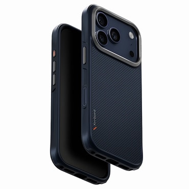Premium ovitek UNIQ "Keva Aramid™" iz aramidnih vlaken za iPhone 17 Pro Max - Navy Blue
