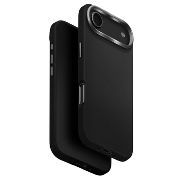 Premium ovitek UNIQ "Lyden Leatherette Case™" iz umetnega usnja za iPhone Air - Black