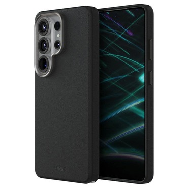 Premium ovitek UNIQ "Lyden Leatherette Case™" iz umetnega usnja za Samsung Galaxy S26 Ultra - Black