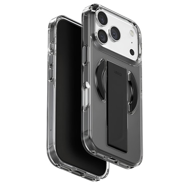 Premium ovitek UNIQ "Heldro Air MagClick™" za iPhone 17 Pro Max - Black / Gray