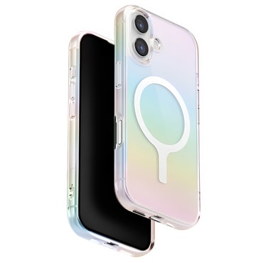 Premium ovitek UNIQ "Iridescia MagClick™" za iPhone 17 - Rainbow
