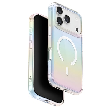 Premium ovitek UNIQ "Iridescia MagClick™" za iPhone 17 Pro Max - Rainbow