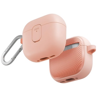Premium ovitek UNIQ "Clyde Series™" za AirPods 4 - Coral