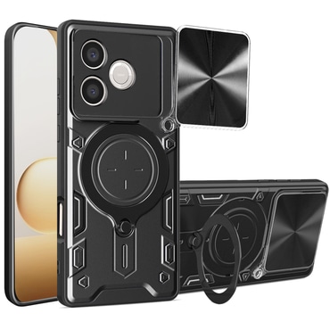 Ovitek Techsuit "CamGuard pro" za Honor 600 Lite - črn