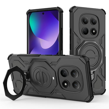 Hibridni ovitek "Carbon Shield Pro" za Xiaomi Redmi Note 15 5G / Poco M8 - black