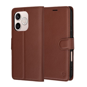 Etui Techsuit "Leather Folio" za Honor 600 Lite - rjav
