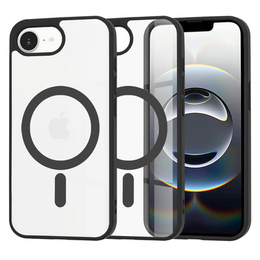 Hibridni ovitek Techsuit "MagSafe Pro" za iPhone 16e / iPhone 17e - black