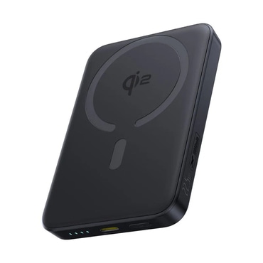 Power bank Baseus "EnerFill FM12" 10000mAh z magnetnim Qi2 polnjenjem, 22.5W - cosmic black