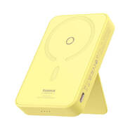 Power bank Baseus "MagPro Magnetic" 5000mAh 20W z MagSafe in USB-C kablom - yellow