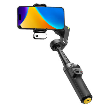 Gimbal stabilizator Smart X3 - Profesionalni 3-osni stabilizator z AI sledenjem, LED lučjo in teleskopsko palico za mobilne naprave