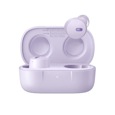 Bluetooth slušalke Baseus "Bowie E18" BT 5.3 z ENC za klice in IPX4 vodoodpornostjo - lila