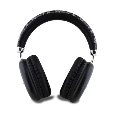 Bluetooth Over-Ear slušalke Guess "Metallic Script Logo" BT 5.3 z 32h baterijo in IPX4 vodoodpornostjo - black