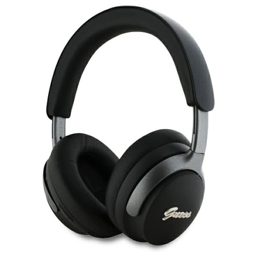 Bluetooth Over-Ear slušalke Guess "Metal Script Logo" BT 5.4 z ANC, ENC in IPX4 vodoodpornostjo - black